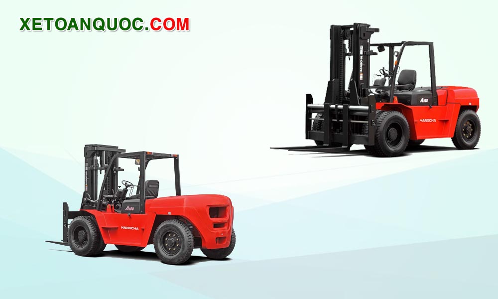 Xe nâng dầu 10 tấn Hangcha có nhiều ưu điểm