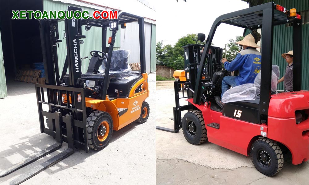 Xe nâng dầu 1.5 tấn Hangcha đang được phân phối chính hãng tại Xe Toàn Quốc