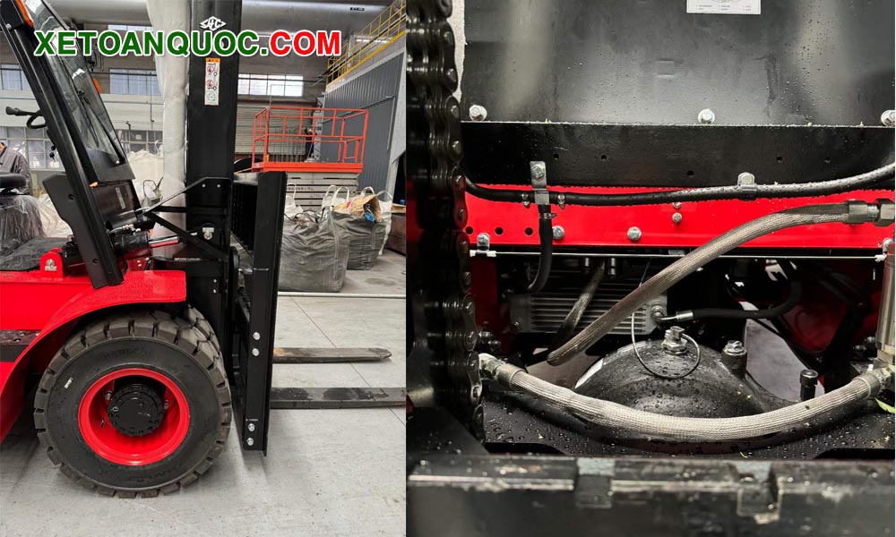 Xe nâng dầu 7 tấn