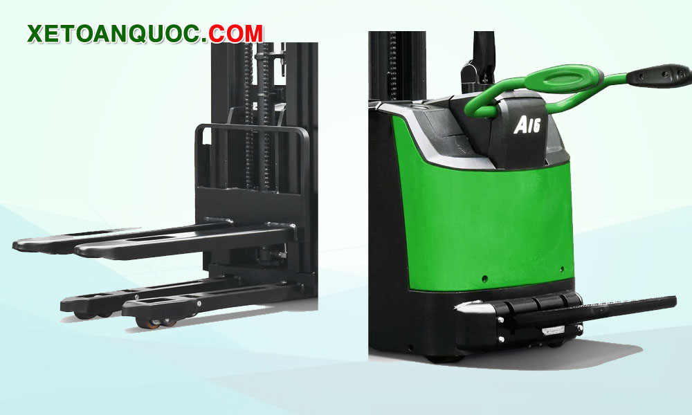 Xe nâng tay điện cao 1.5 tấn pin lithium