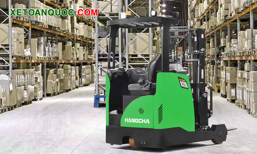 Xe nâng reach truck 2 tấn pin lithium 