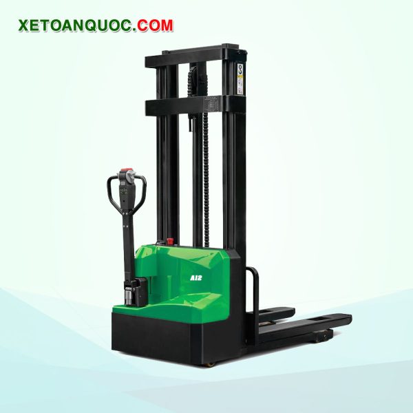 Xe nâng tay điện cao 1.2 tấn mini - Lithium