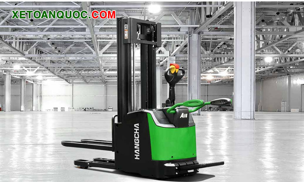 Xe nâng tay điện cao 1.5 tấn pin lithium