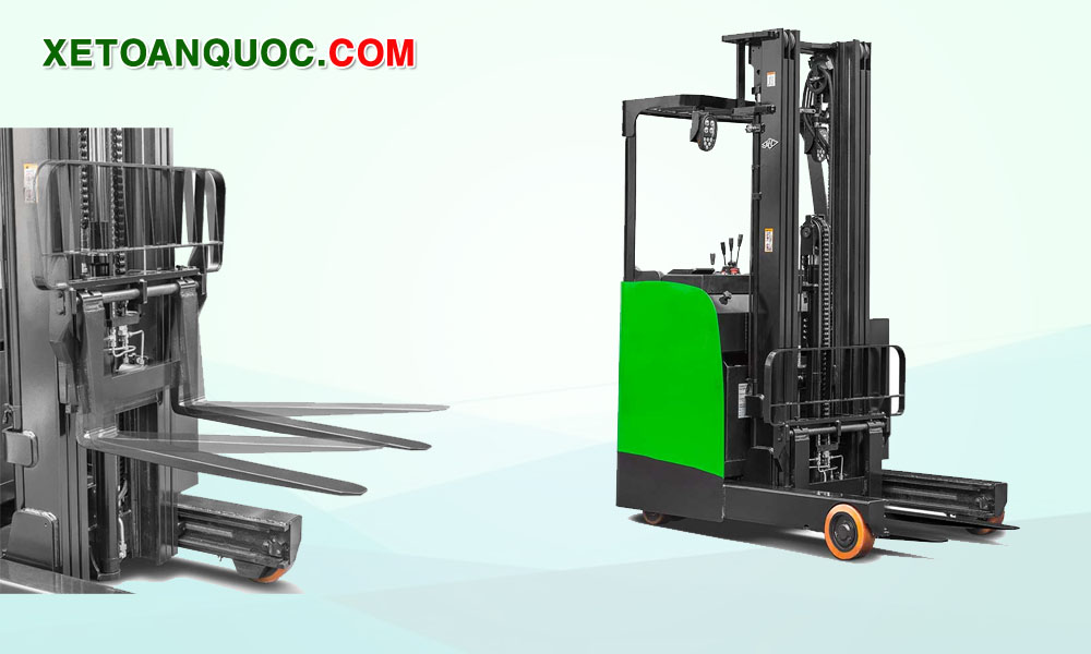 Xe nâng reach truck 1.5 tấn pin lithium