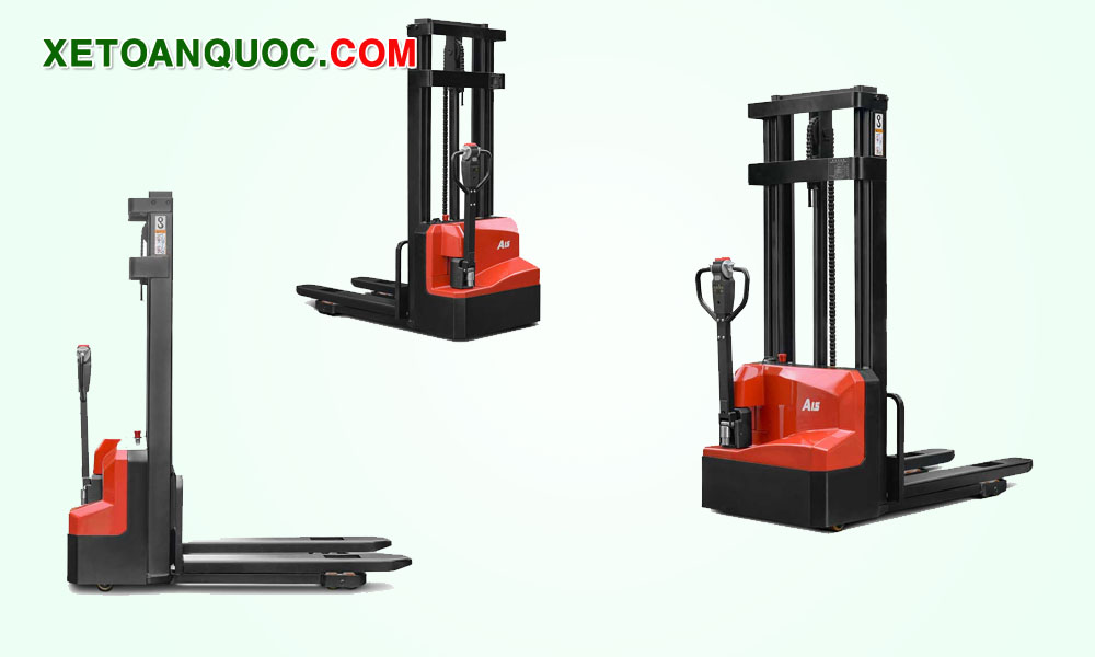 Xe nâng tay điện cao 1.5 tấn dùng ắc quy axit - chì