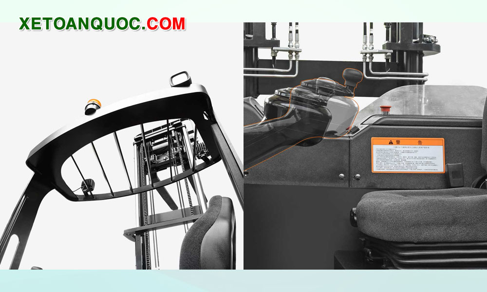Xe nâng reach truck 2 tấn pin lithium 