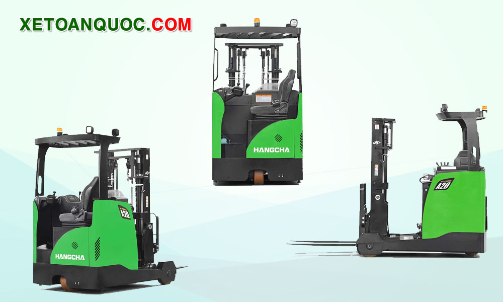 Xe nâng reach truck 2 tấn pin lithium 