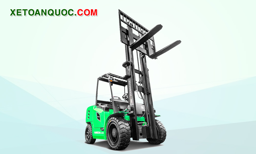 Xe nâng điện 6 tấn Hangcha có hiệu suất làm việc cao