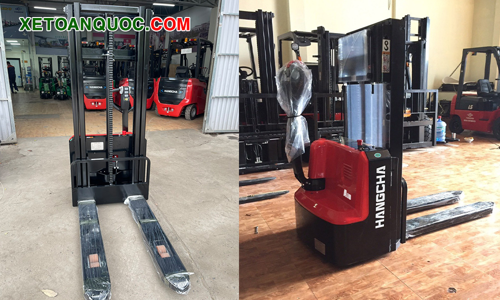 Xe nâng tay điện cao 1 tấn mini - axit có thiết kế hiện đại và chuyên nghiệp