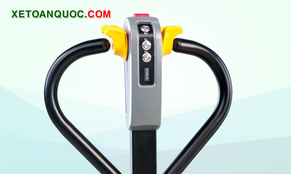 Tay lái thông minh trên xe nâng tay điện thấp 1 tấn pin Lithium Hangcha