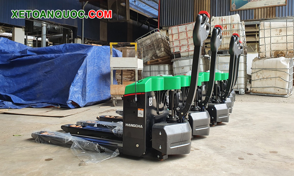 Xe nâng tay điện thấp 1,5 tấn mini - Lithium có độ bền cao và ổn định