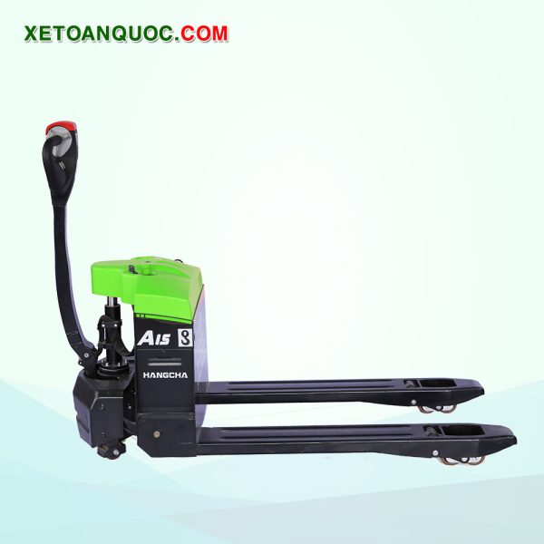 Xe nâng tay điện thấp 1,5 tấn mini - Lithium