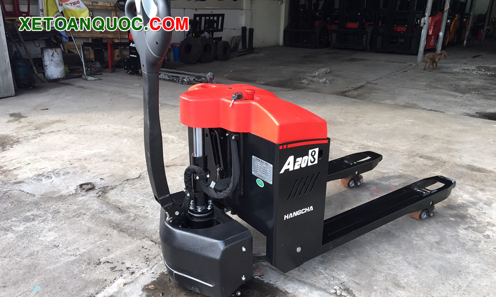 Xe nâng tay thấp điện mini