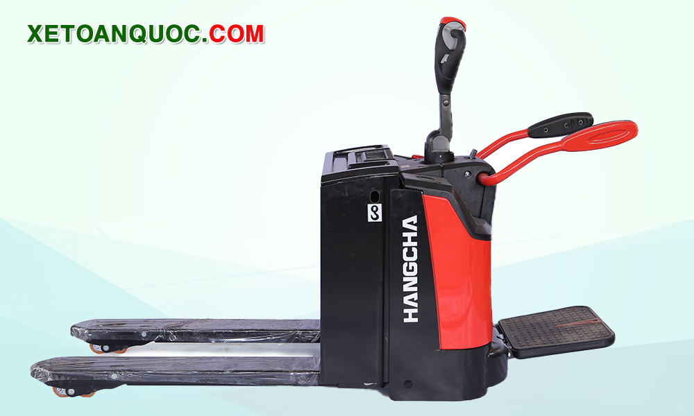 Xe nâng tay điện thấp 2 tấn - Ắc quy axit-chì