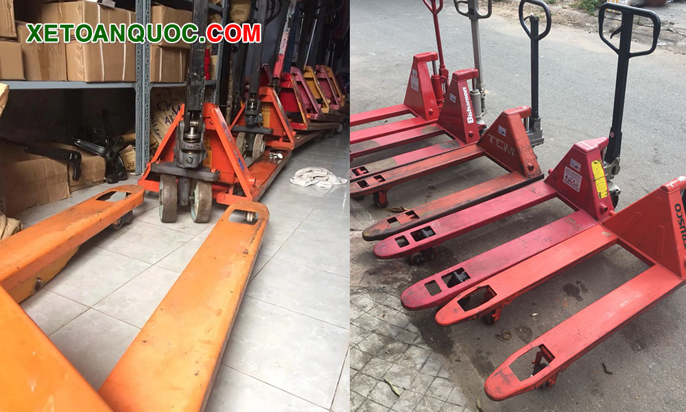 Xe nâng tay thấp cũ
