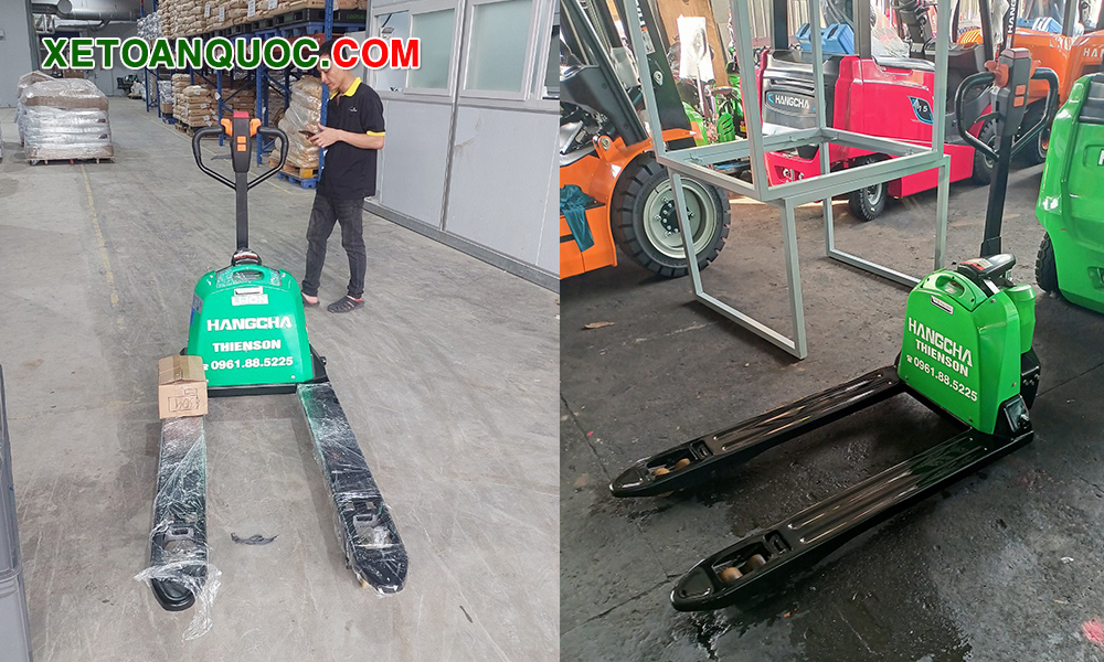 Ưu điểm vượt trội xe nâng tay điện thấp 1,5 tấn - Lithium