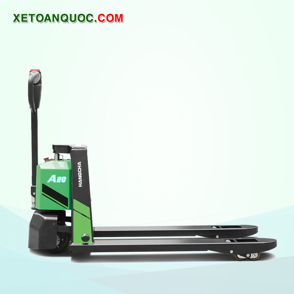 Xe nâng tay điện thấp 2 tấn mini - Lithium