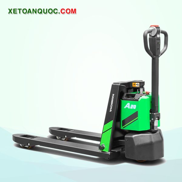 Xe nâng tay điện thấp 2 tấn mini - Lithium