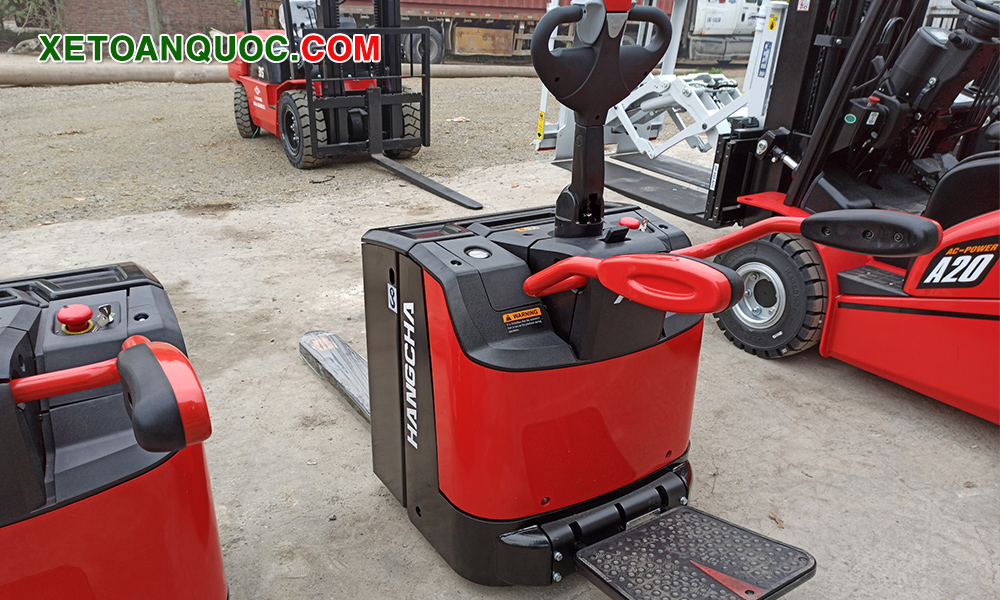 Xe nâng tay điện thấp 3 tấn - Ắc quy Axit rất an toàn