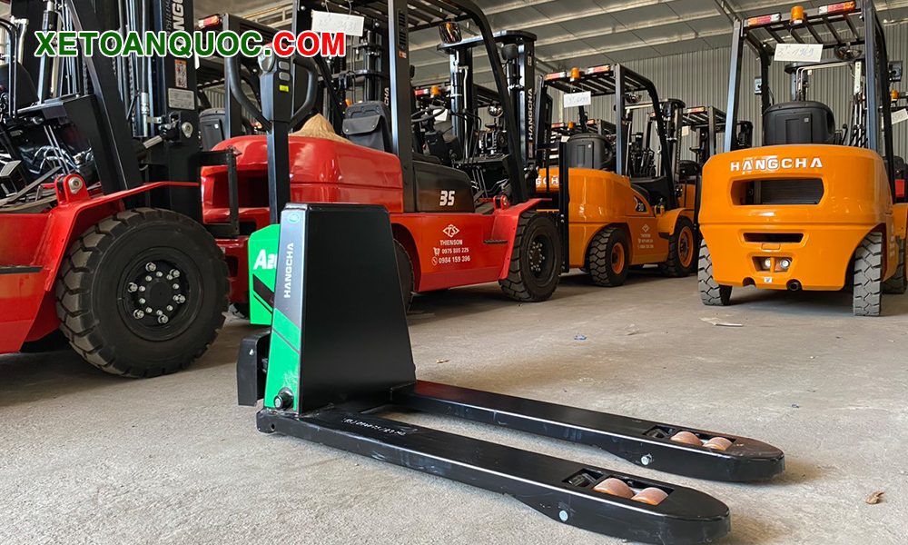 Xe nâng tay thấp pin Lithium