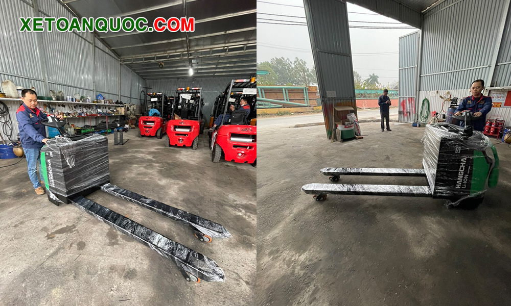 Xe nâng tay thấp Hangcha có nhiều ưu điểm