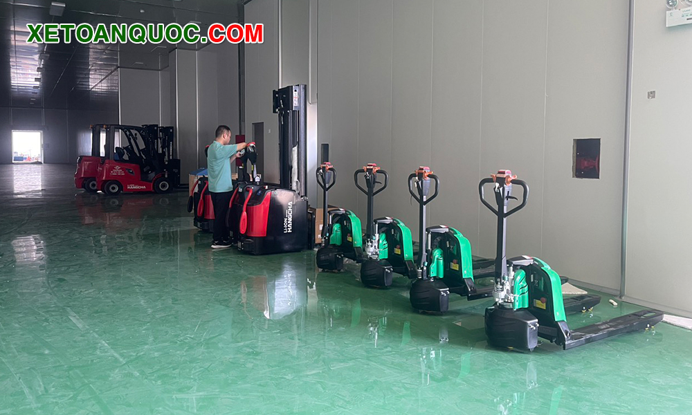 Lưu ý khi sử dụng xe nâng tay thấp Hangcha