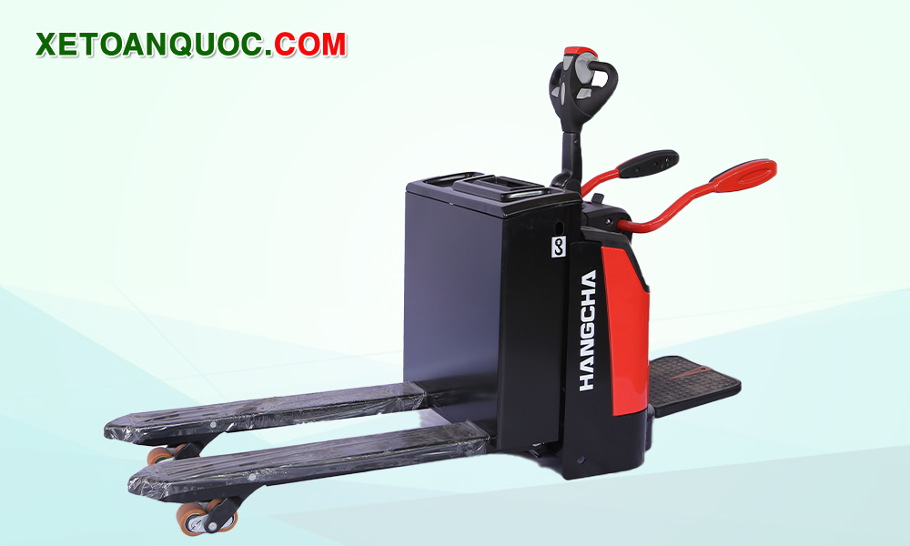 Xe nâng tay điện thấp 2 tấn - Ắc quy axit-chì